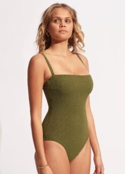 Willow DD One Piece - Avocado 9 Willow DD One Piece - Avocado -Fashion Swimwear Store 10911DD924 Avocado 3