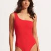 Sea Dive One Shoulder One Piece