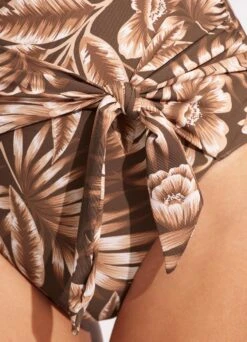 Island In The Sun DD Bandeau One Piece - Tiramisu -Fashion Swimwear Store 11018DD946 Tiramisu 5