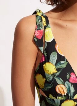 Lemoncello V Neck One Piece - Black 12 Lemoncello V Neck One Piece - Black -Fashion Swimwear Store 11041 945 Black 5