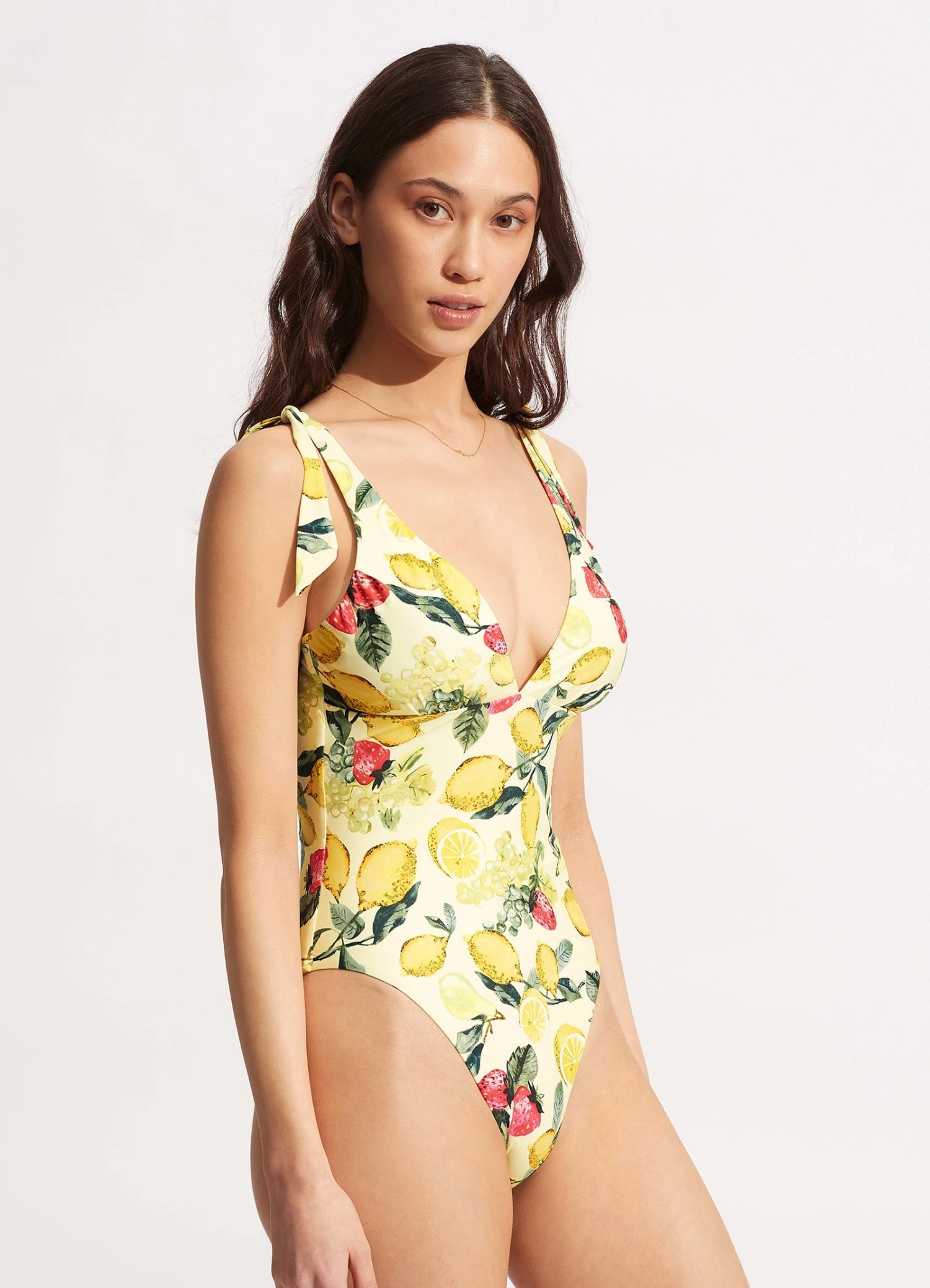 Lemoncello V Neck One Piece - Lemoncello 5 Lemoncello V Neck One Piece - Lemoncello - Image 3
