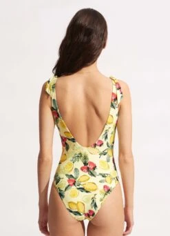 Lemoncello V Neck One Piece - Lemoncello 10 Lemoncello V Neck One Piece - Lemoncello -Fashion Swimwear Store 11041 945 Lemoncello 4