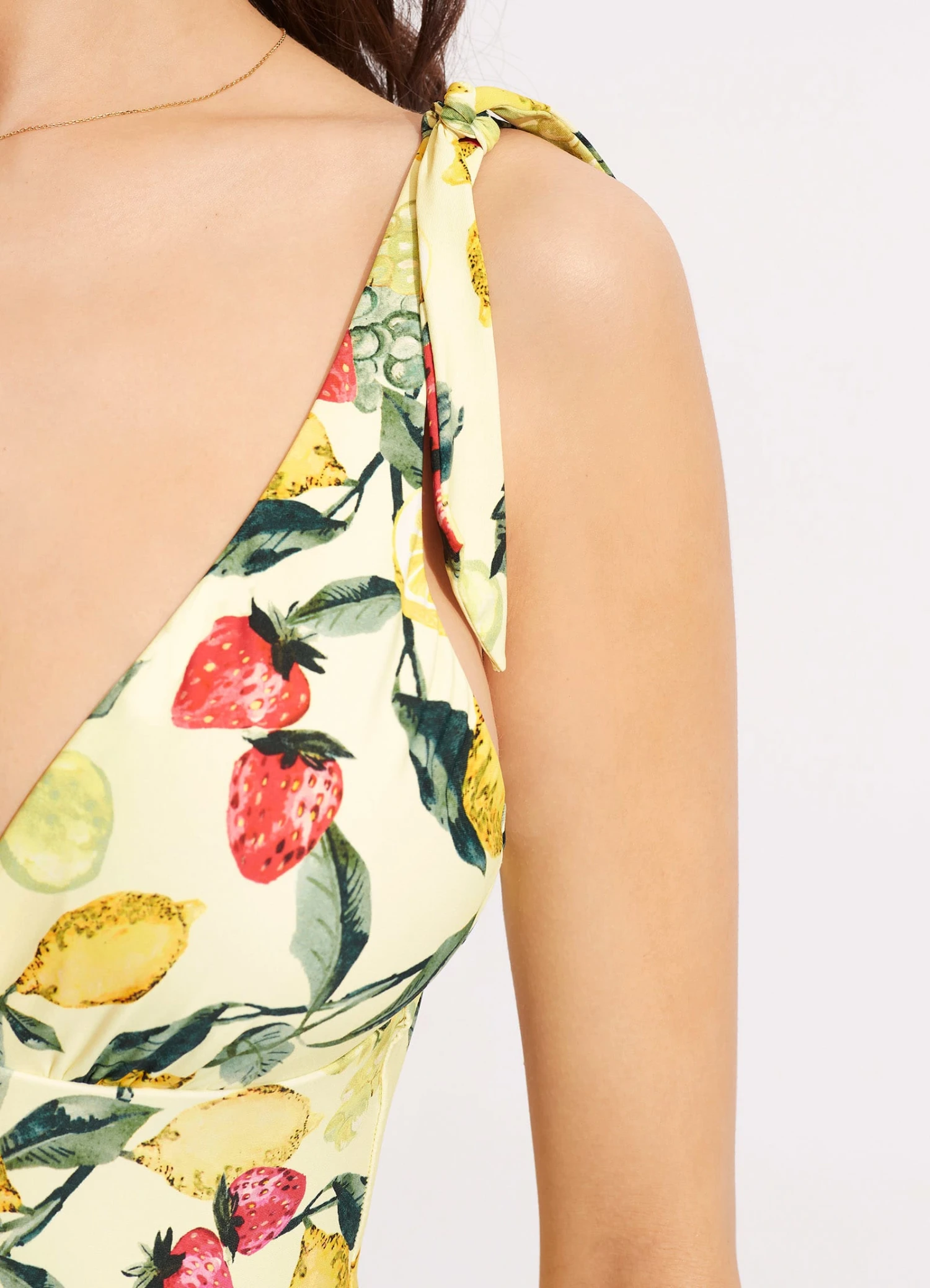 Lemoncello V Neck One Piece - Lemoncello 7 Lemoncello V Neck One Piece - Lemoncello - Image 5