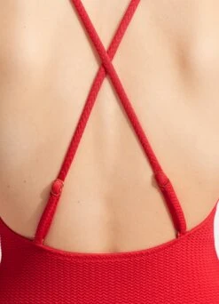 Sea Dive Scoop Neck One Piece -Fashion Swimwear Store 11065 861 Chilli 20Red 5