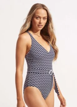 Sienna DD Maillot - True Navy -Fashion Swimwear Store 11066DD976 True 20Navy 3