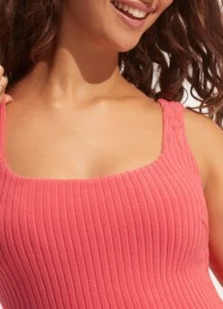 Havana DD Tank One Piece - Sun Kissed Coral -Fashion Swimwear Store 11091DD815 SunKisdCrl 6