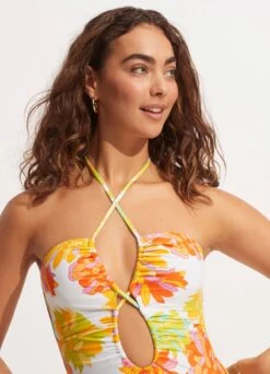 Palm Springs Bandeau One Piece - Lime Light 11 Palm Springs Bandeau One Piece - Lime Light -Fashion Swimwear Store 11104 703 Limelight 6