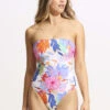 Under The Sea DD Bandeau One Piece - White