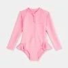 Girls Essentials Long Sleeve Paddles- Blossom 2 Girls Essentials Long Sleeve Paddles- Blossom -Fashion Swimwear Store 15636T 263 Blossom 1