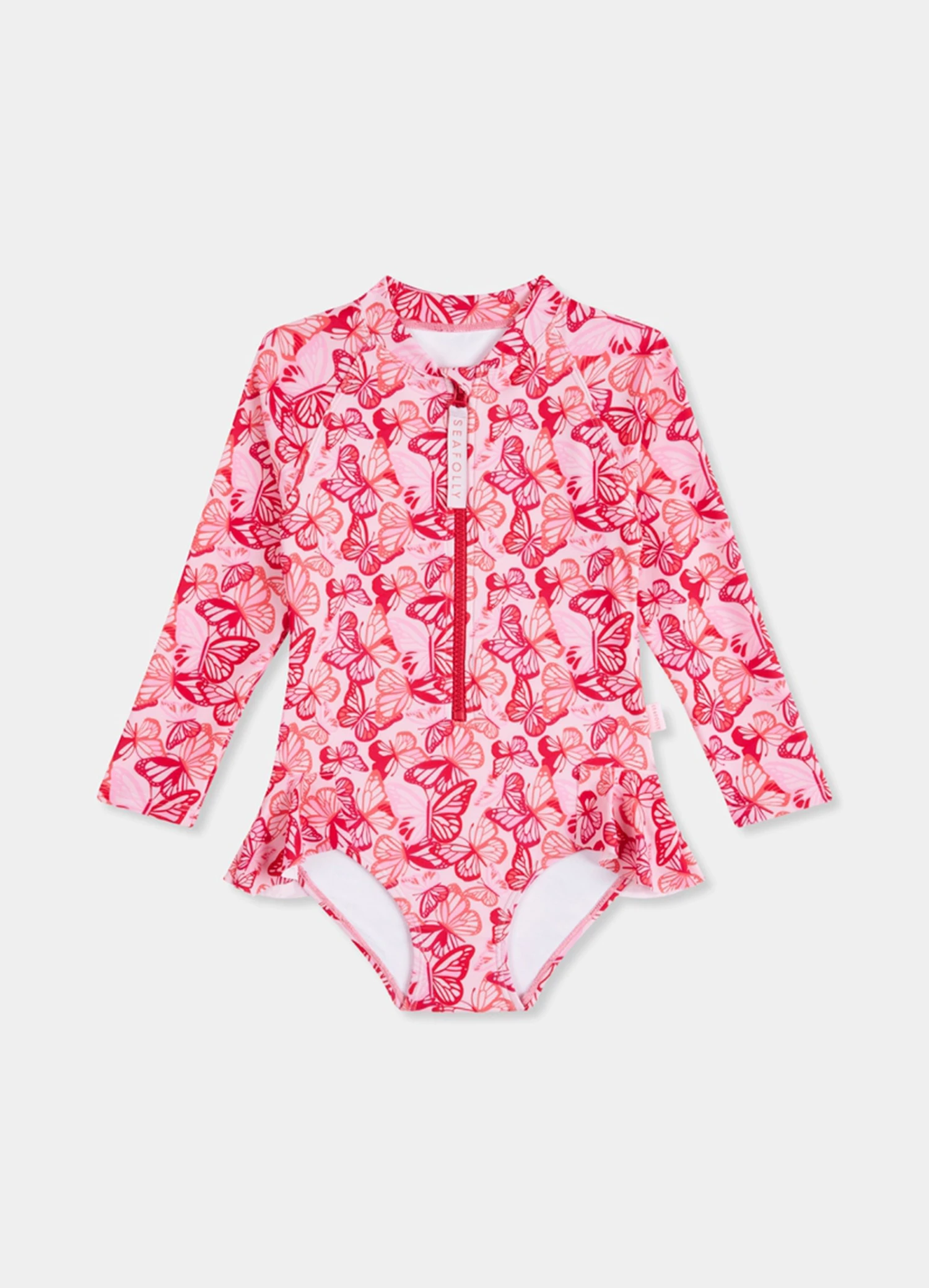 Poolside Girls Fluted Leg Paddlesuit - Butterfly 3 Poolside Girls Fluted Leg Paddlesuit - Butterfly