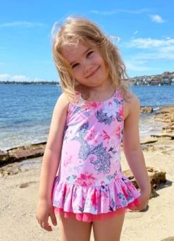 Girls Tutu One Piece- Floral