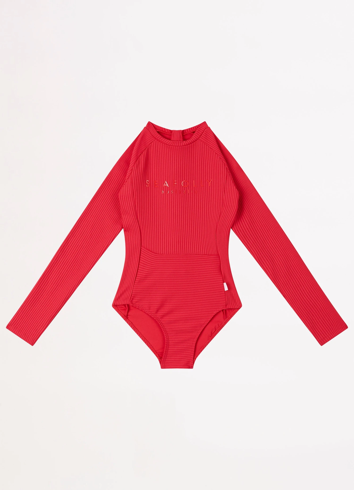 Summer Essential Girls Panelled Paddlesuit - Chilli Red 3 Summer Essential Girls Panelled Paddlesuit - Chilli Red