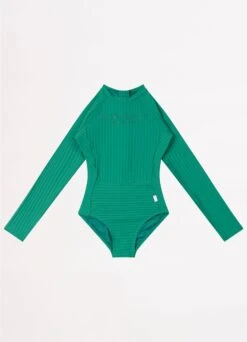 Girls Summer Essential Panelled Paddlesuit- Forest