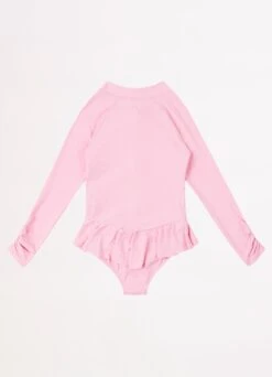 Girls Summer Essential Tie Side Paddlesuit- Sweet Lilac 7 Girls Summer Essential Tie Side Paddlesuit- Sweet Lilac -Fashion Swimwear Store 15759T SweetLilac 3