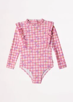 Girls Honolulu L/S Paddlesuit- Honolulu