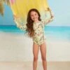 Girls Coast To Coast Paddlesuit- Lime Coast