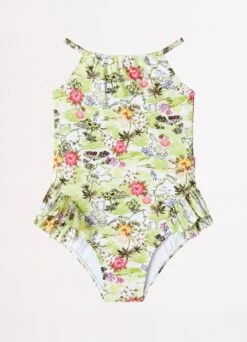 Girls Coast To Coast Halter Neck One- Lime Coast 8 Girls Coast To Coast Halter Neck One- Lime Coast -Fashion Swimwear Store 15804T LimeCoast 3