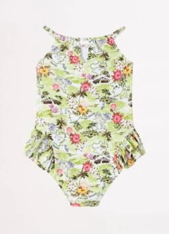 Girls Coast To Coast Halter Neck One- Lime Coast 9 Girls Coast To Coast Halter Neck One- Lime Coast -Fashion Swimwear Store 15804T LimeCoast 4