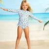 On Vacation Girls Paddlesuit - Blue Crush -Fashion Swimwear Store 15813T BlueCrush 1
