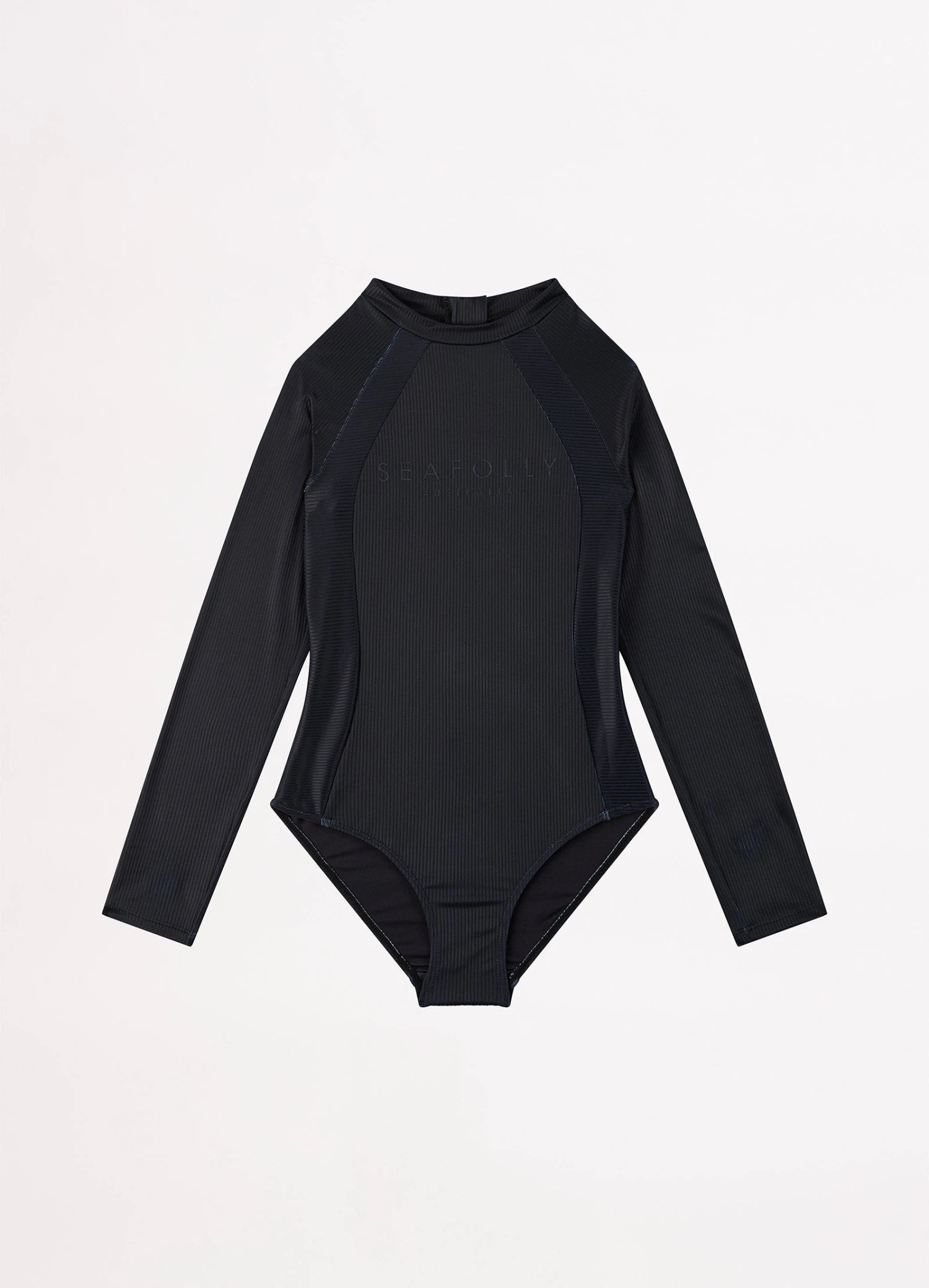 Essential Girls Panelled Paddlesuit - Black 4 Essential Girls Panelled Paddlesuit - Black - Image 2