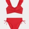 Girls Ruffle Bikini- Chilli Red 1 Girls Ruffle Bikini- Chilli Red -Fashion Swimwear Store 27156 258 Chilli 20Red 1