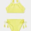 Summer Essential Girls Tasselled Bikini - Lime Light
