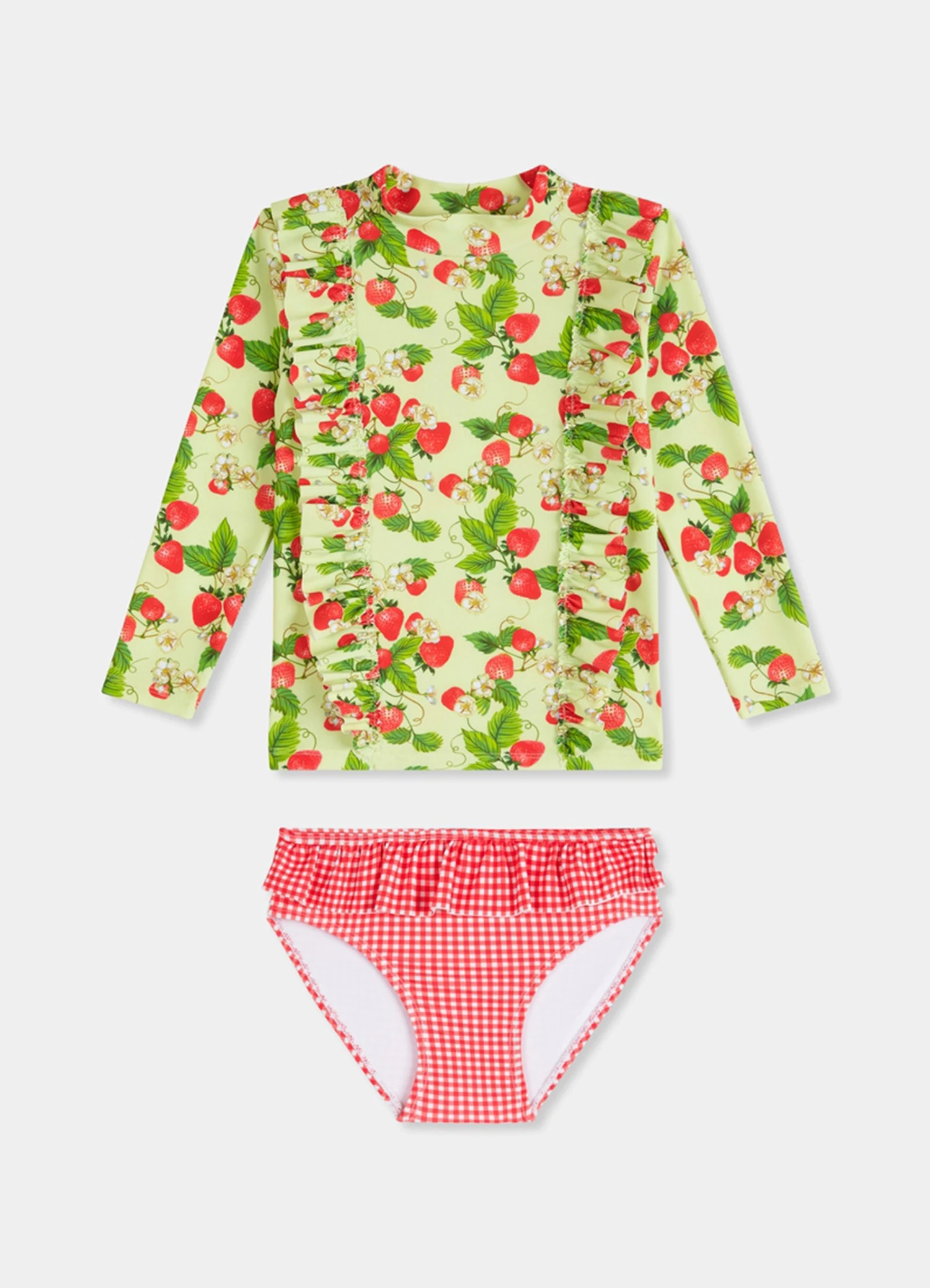 Girls Ruffle Surf Set - Sundae 3 Girls Ruffle Surf Set - Sundae