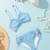 Girls Vanuatu Tie Feature Bikini- Zig Zag 2 Girls Vanuatu Tie Feature Bikini- Zig Zag -Fashion Swimwear Store 27187 ZigZag 1