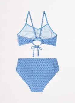 Girls Vanuatu Tie Feature Bikini- Zig Zag 7 Girls Vanuatu Tie Feature Bikini- Zig Zag -Fashion Swimwear Store 27187 ZigZag 3