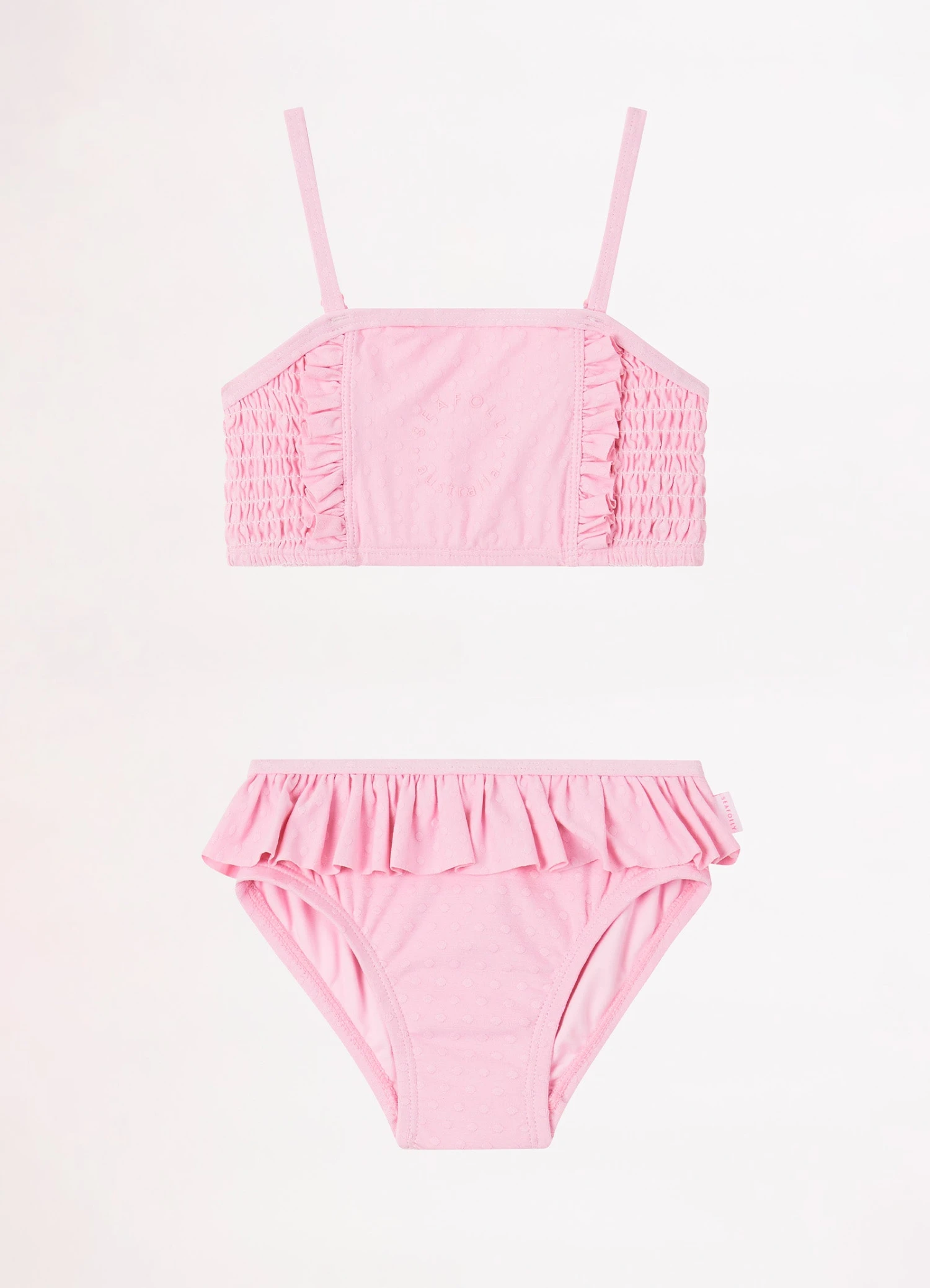 Girls Summer Essential Square Neck Bikini- Sweet Lilac 4 Girls Summer Essential Square Neck Bikini- Sweet Lilac - Image 2