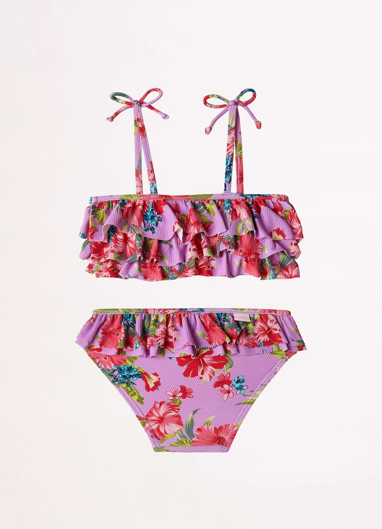 Girls Honolulu Ruffle Bikini- Honolulu 5 Girls Honolulu Ruffle Bikini- Honolulu - Image 3