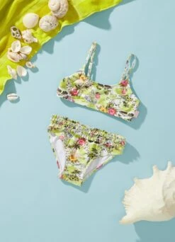 Girls Coast To Coast Bikini Set- Lime Coast