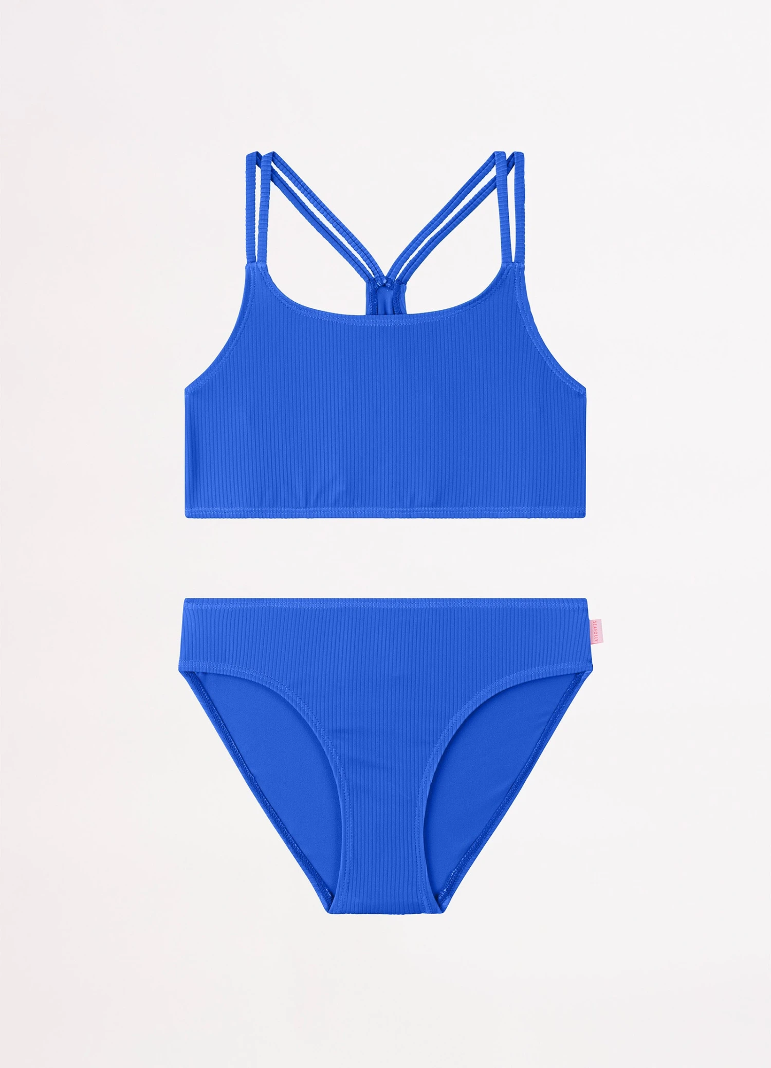 Essential Girls Multi Strap Bikini - Royal 5 Essential Girls Multi Strap Bikini - Royal - Image 3