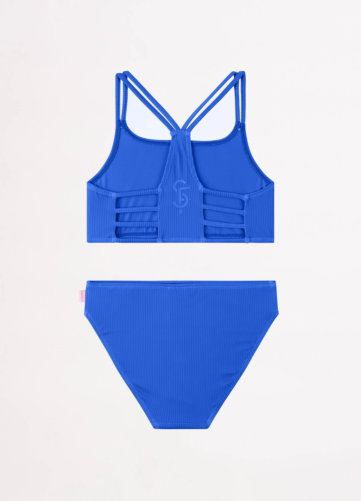 Essential Girls Multi Strap Bikini - Royal 6 Essential Girls Multi Strap Bikini - Royal - Image 4