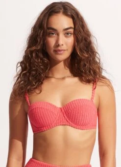 Havana Bustier Bra - Sun Kissed Coral -Fashion Swimwear Store 30059 815 SunKisdCrl 3
