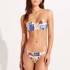 On Vacation Bustier Bandeau Bikini Top - Azure 2 On Vacation Bustier Bandeau Bikini Top - Azure -Fashion Swimwear Store 30574 022 Azure 3