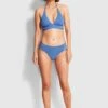 Active Halter Bikini Top - Marina Blue -Fashion Swimwear Store 30645 058 MarinaBlu 1