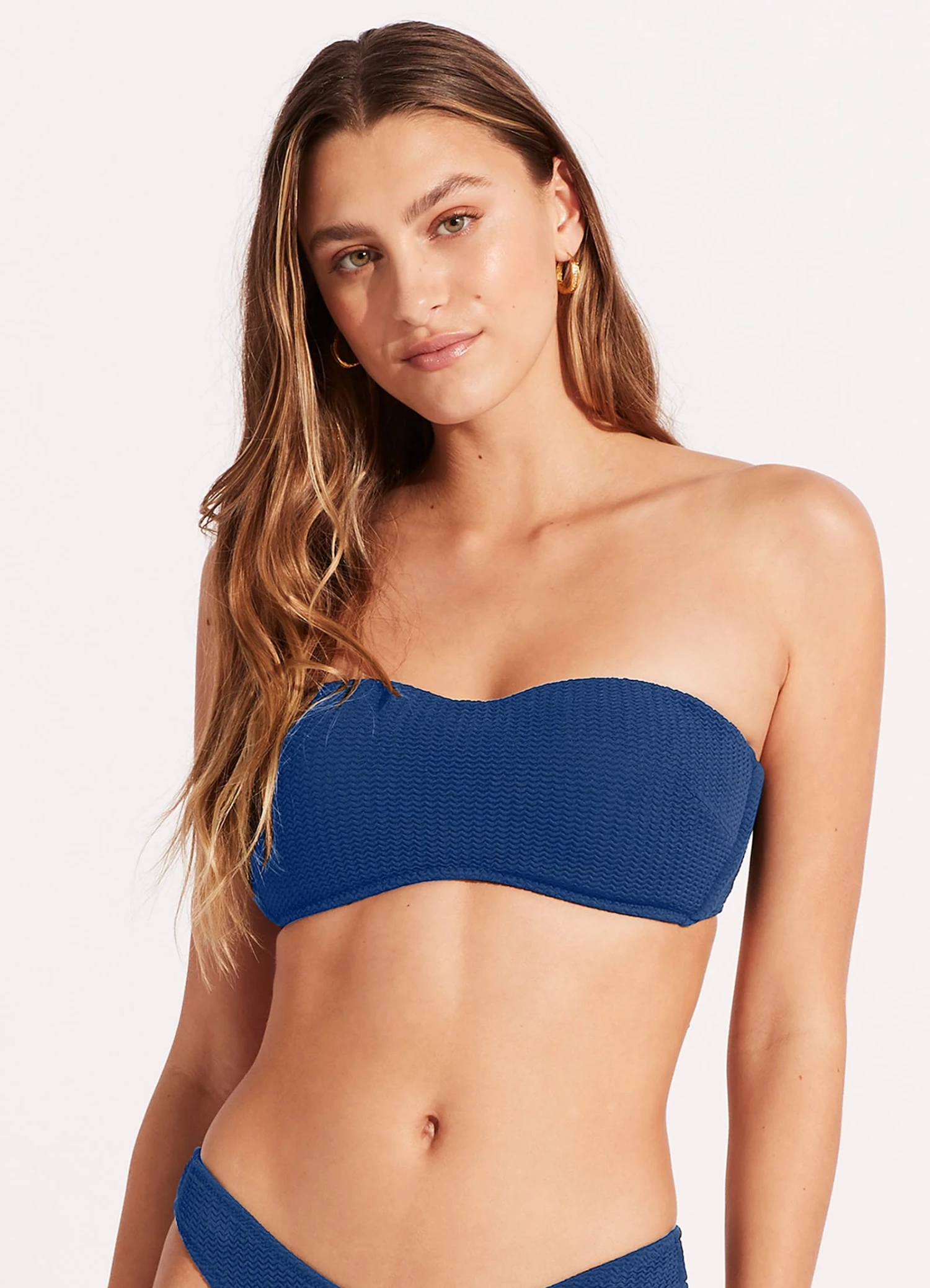 Sea Dive Bustier Bandeau Bikini Top - Ultramarine 3 Sea Dive Bustier Bandeau Bikini Top - Ultramarine