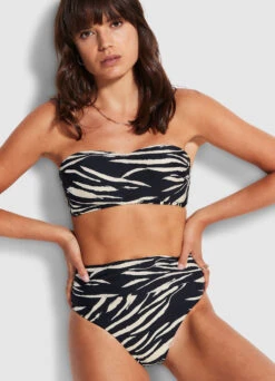 Skin Deep Bustier Bandeau- Black