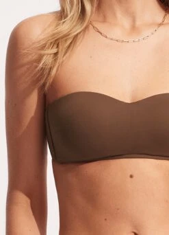 Seafolly Collective Bustier Bandeau - Tiramisu 9 Seafolly Collective Bustier Bandeau - Tiramisu -Fashion Swimwear Store 30877 942 Tiramisu 4