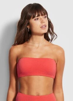 Sea Dive Tube Top 7 Sea Dive Tube Top -Fashion Swimwear Store 31034 861 FiestCoral 2