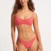 Havana Bralette - Sun Kissed Coral -Fashion Swimwear Store 31173 815 SunKisdCrl 3