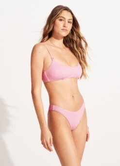 Sea Dive Bralette - Parfait Pink 9 Sea Dive Bralette - Parfait Pink -Fashion Swimwear Store 31173 861 ParfaitPnk 5