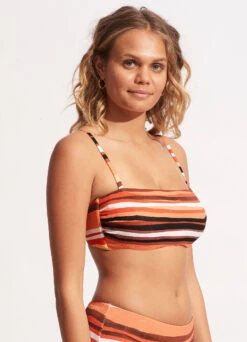 Sun Stripe DD Tank Bra - Black -Fashion Swimwear Store 31206DD947 Black 3