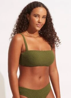 Willow Tank Bra- Avocado 12 Willow Tank Bra- Avocado -Fashion Swimwear Store 31207 924 Avocado 3