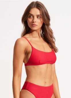 Essentials Bralette- Chilli -Fashion Swimwear Store 31232 640 Chilli 3
