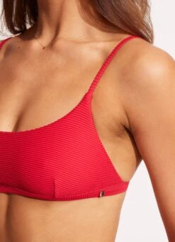 Essentials Bralette- Chilli -Fashion Swimwear Store 31232 640 Chilli 5