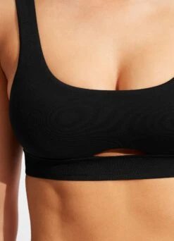 Seafolly Collective Tank Bra - Black -Fashion Swimwear Store 31254 942 Black 5
