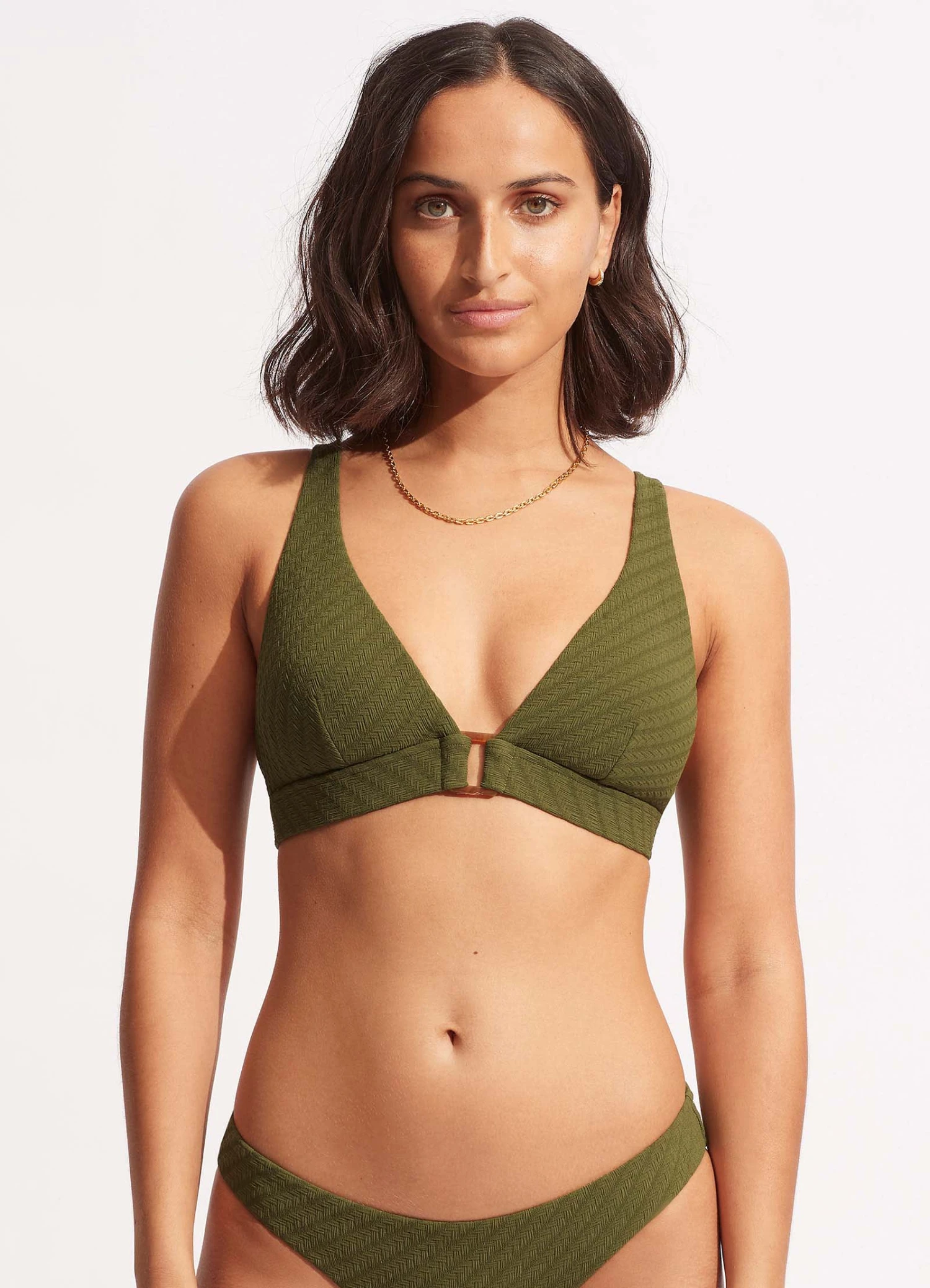 Willow Longline Tri - Avocado 3 Willow Longline Tri - Avocado