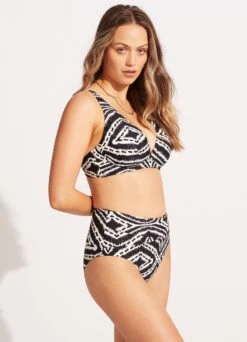 Zanzibar DD Fixed Tri Bra - Black 9 Zanzibar DD Fixed Tri Bra - Black -Fashion Swimwear Store 31306DD049 Black 5